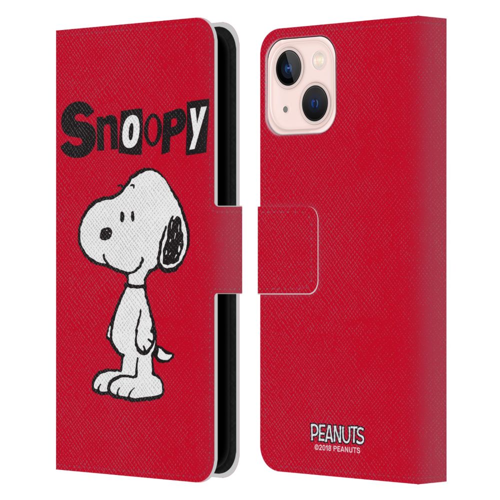 PEANUTS スヌーピー (コミック誕生 75周年 ) - Characters / Snoopy レザー手帳型 / Apple iPhoneケース - PGS
